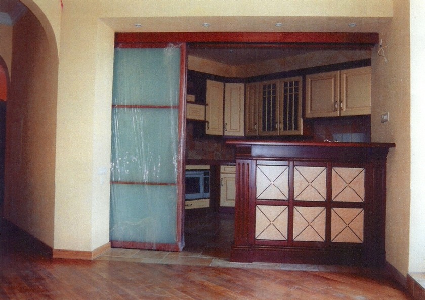 Перегородка для кухни в классическом стиле Курган